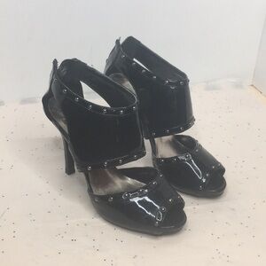 Steve Madden black patten heels